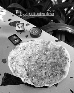 Egg Podi Onion Dosa