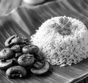 Ghee Rice + Mushroom Pallipalayam