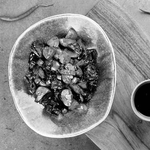 Exotic Mushrooms In Chilli Soya Sauce