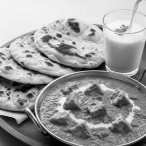 Butter Paneer Masala + 4 Tava Roti + Masala Chach