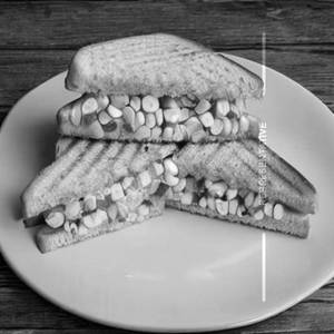 Corn Cheese Capsicum Sandwich