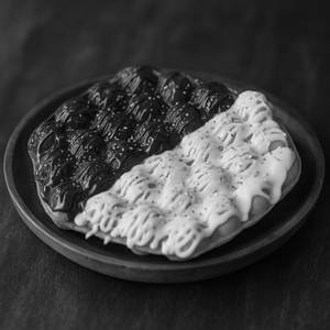 Choco Duo Bubble Waffle