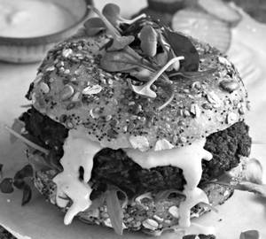 Beet Shroom Burger