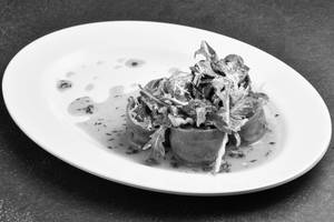 Spinach, Ricotta Tortellini With Orange Butter Sauce