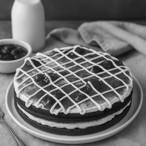 Berry Love Red Velvet Waffle Cake