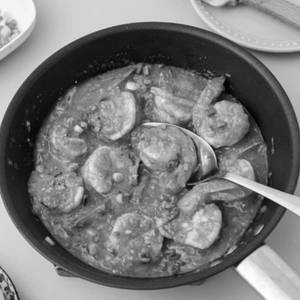 Chilli Prawns Garlic Gravy