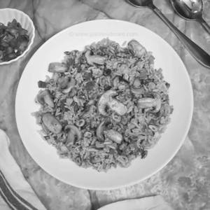 Chilli Mushroom Fried Rice