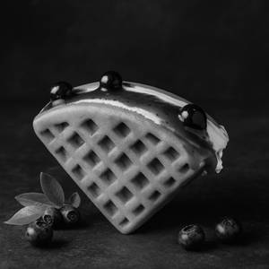Blueberry Cream Rush Waffle Sandwich