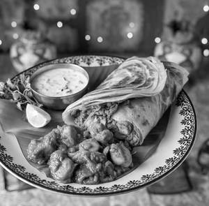 Chicken Ceylone Parotta(4pc) + Chicken Hyderbadi Gravy