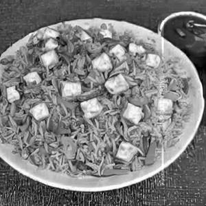 Manchurian Paneer Cheese Fried Rice