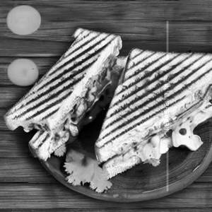Grill Sandwich Aloo Matar