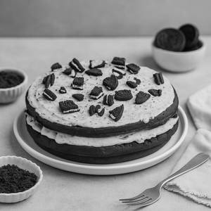 Brownie Crunch Waffle Cake