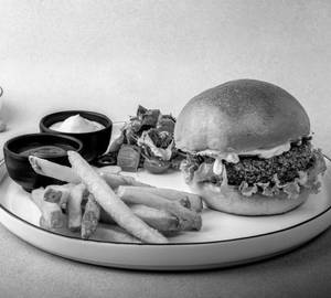 The Bean & Broccoli Burger