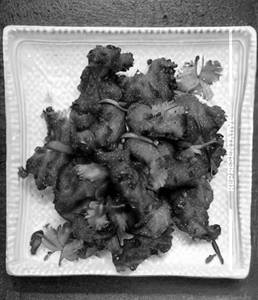 Crispy Gobi Smoked Coriander 