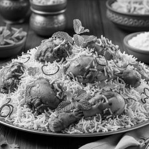 Chicken Dum Biryani Full