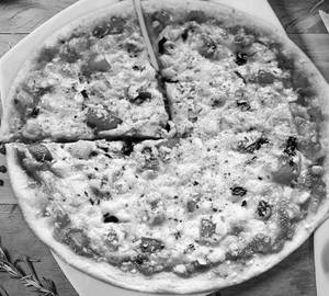 Cheese onion pizza