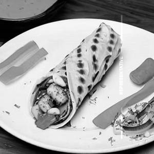 Veg Baby corn Frankie Roll