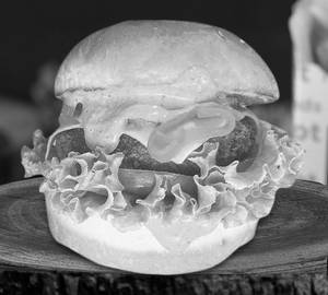 Cheesy Veg Burger