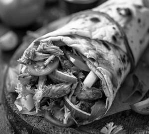 Veg Bob Marley Shawarma