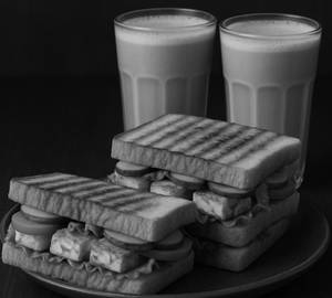 2 Paneer Loaded Sandwich, 2 Cold Coffee
