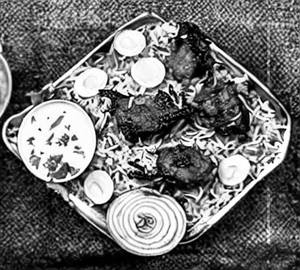 Mutton fried piece biryani [regular]