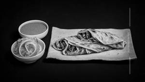 Chicken Seekh Rumali Roll