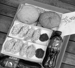 Momos+ Burger+Cold Drink