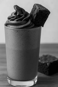 Brownie milk shake
