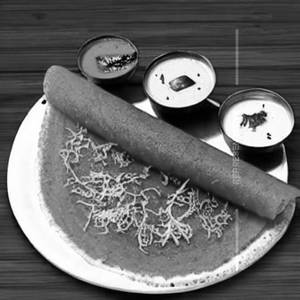 Carrot podi onion dosa