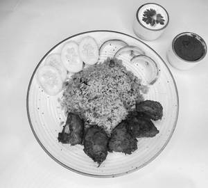 Chicken Kabab With Biryani Rice Combo