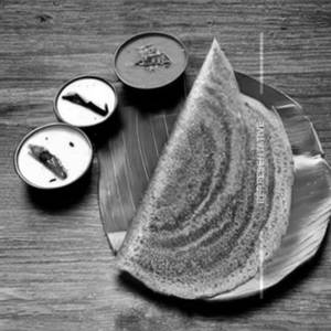 Ginger onion dosa