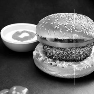 Veg kurkure burger