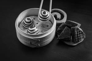Steamed Chocolate Bao