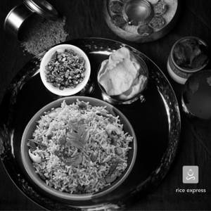Kandi Podi Rice 450 Ml + Veg 250 Ml + Fryums + Pickle
