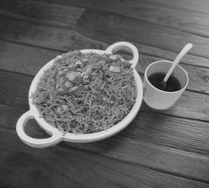 Chicken garlic fried rice