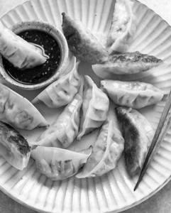 Veg Pan Fried Dumplings