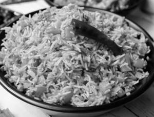 Veg Chicken Schezwan Rice
