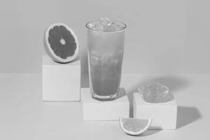 Grapefruit Orange Bubble Tea