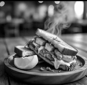 Fried Paneer Sandwich
