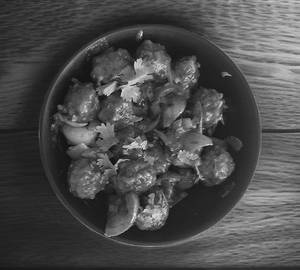 Chilli manchurian dry gravy