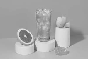 Peach Grapefruit Bubble Tea