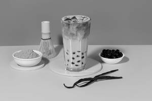 Vanilla Matcha Bubble Tea