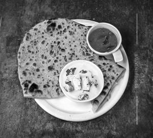 Paneer paratha       