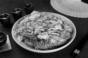 Pan Fried Chicken Noodles