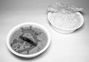 Dal Tadka + Rice + Papad