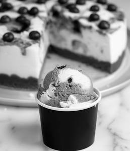 Blueberry Cheese Cake Ice Cream [80 Grams, Serves 1]