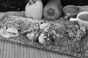 Mushroom Achari Tikka