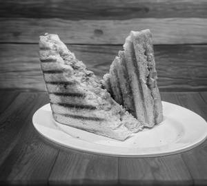 Chicken and egg cheese grilled sandwich