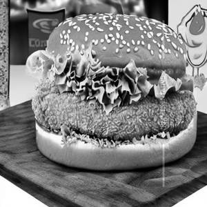 Peri peri crunchy chicken burger