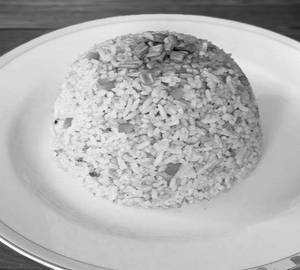 Chicken singaporean fried rice